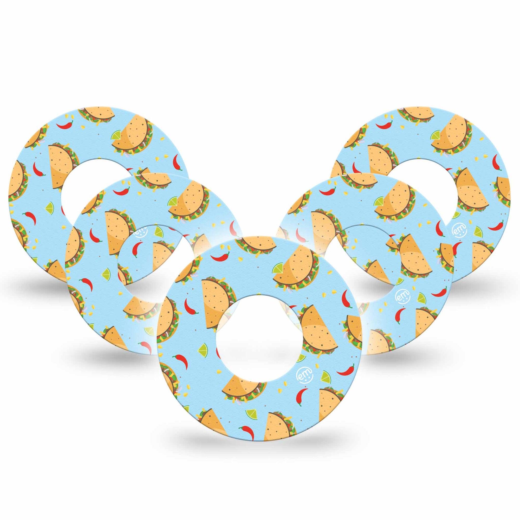 Tacos Blue Libre Overpatch 5-Pack, Abbott Lingo 