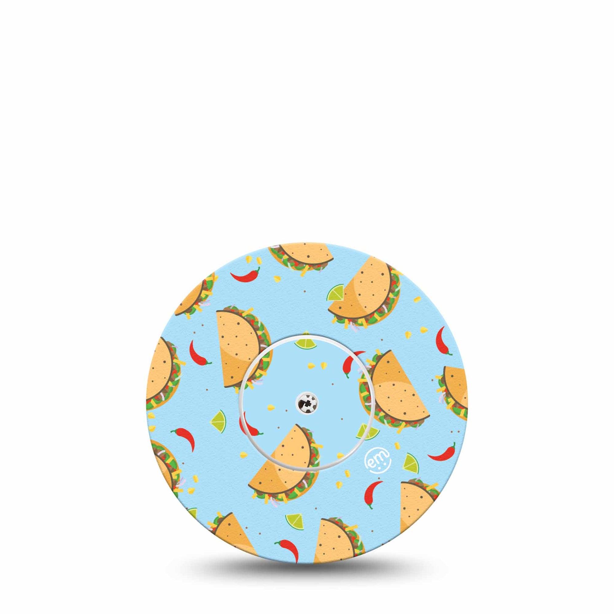 Tacos Blue Libre Overpatch, Abbott Lingo Single Tape and Sticker