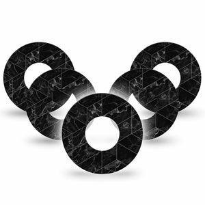 Black Marble Libre Patch 5-Pack, Abbott Lingo