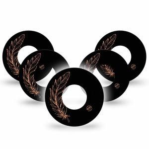 ExpressionMed Dusted Feather Libre Tape 5-pack, Abbott Lingo