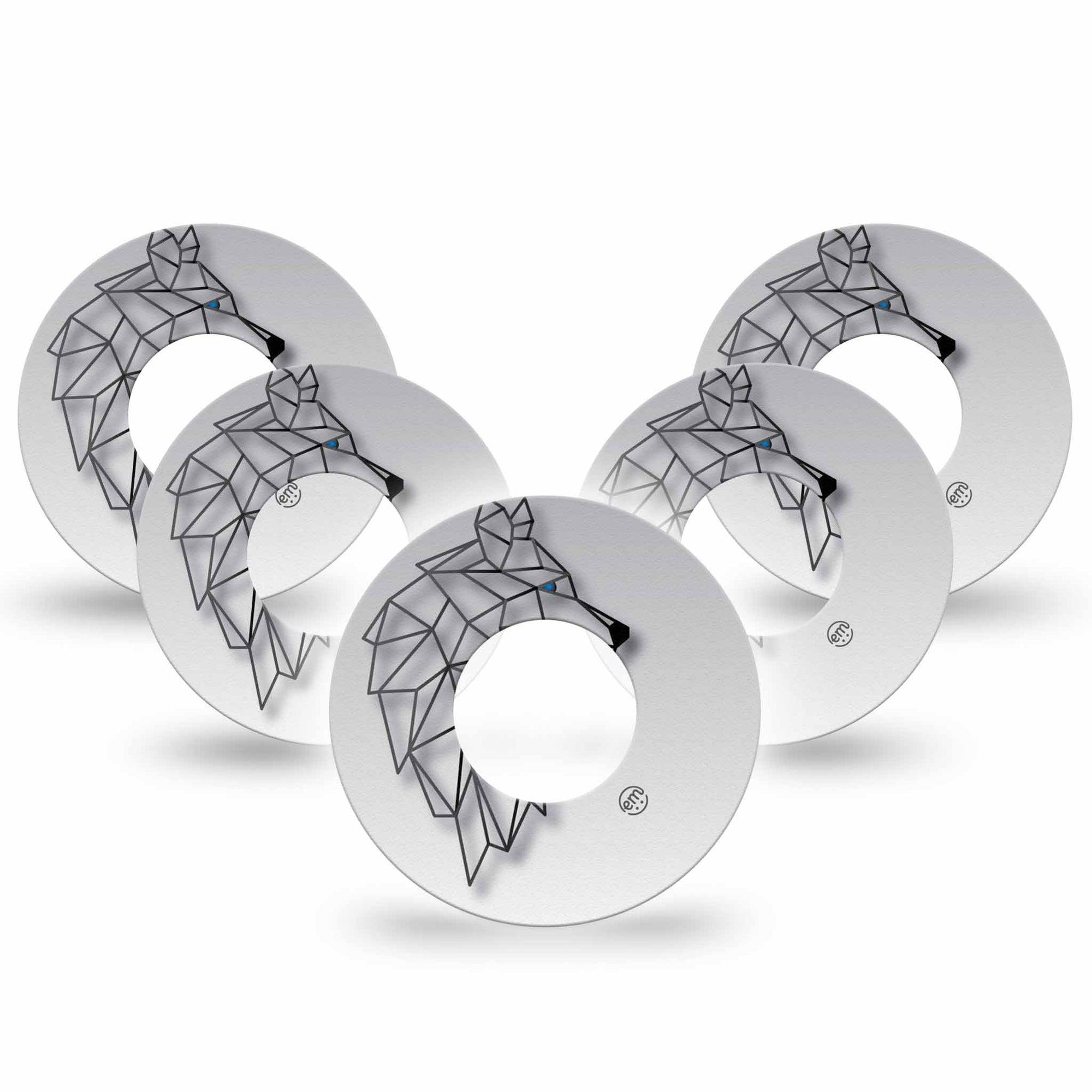 ExpressionMed Iron Wolf Libre Cover 5-Pack, Abbott Lingo