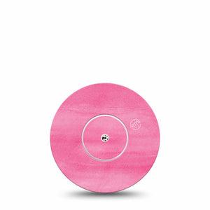 ExpressionMed Pink Horizion Libre Tape Single Sticker and Tape bubblegum overlay design, Abbott Lingo