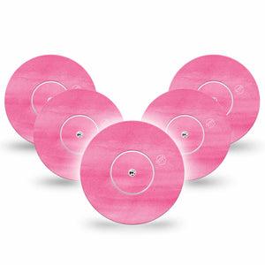 ExpressionMed Pink Horizon Libre 5-pack tapes and stickers, Abbott Lingo