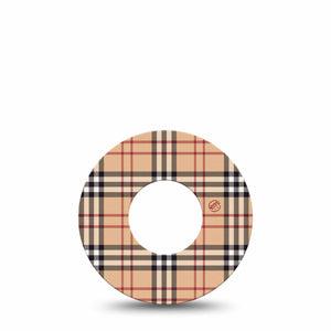 ExpressionMed Plaid and Bougie Libre CGM Patch, Abbott Lingo Single Tape
