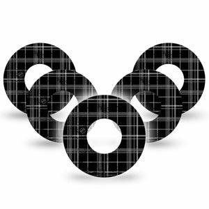 ExpressionMed Grunge Plaid Libre Tape 5-Pack, Abbott Lingo