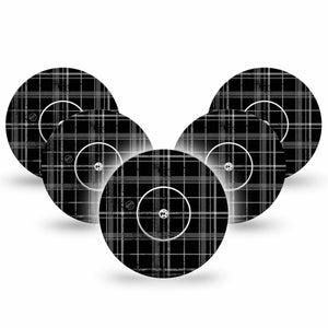 ExpressionMed Grunge Plaid Libre Tape 5-Pack, Abbott Lingo Tape and Sticker