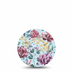 Botanical Blooms Libre CGM Cover, Abbott Lingo with center sticker