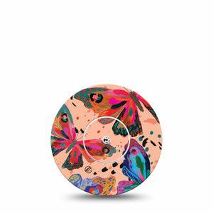 Butterfly Wings Libre Patch, Abbott Lingo with center sticker