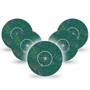 ExpressionMed Graphic Petals Libre Patch, Abbott Lingo 5-Pack with center stickers