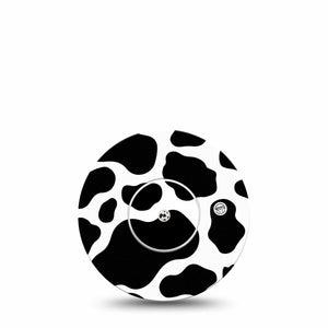 Cow Print Libre Overpatch, Abbott Lingo with center sticker