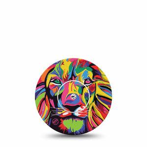 ExpressionMed Majestic Lion Libre Tape, Abbott Lingo with center sticker
