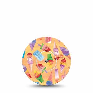 ExpressionMed Popsicle Stand Libre Tape, Abbott Lingo with center sticker