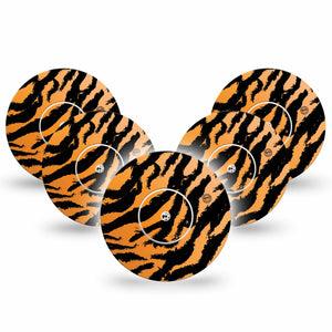 ExpressionMed Tiger Libre Cover 5-Pack, Abbott Lingo with center stickers with center stickers