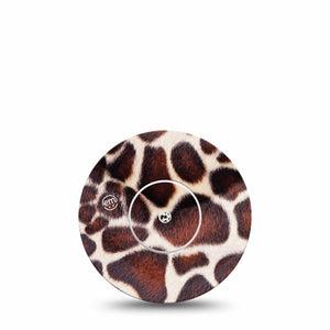 ExpressionMed Giraffe Print Libre Patches, Abbott Lingo with center sticker