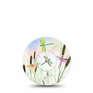 ExpressionMed Dragonfly Libre Tape, Abbott Lingo with center sticker