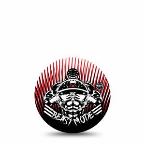 Beast Mode Libre Tape, Abbott Lingo with center sticker