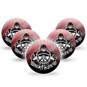 Beast Mode Libre Tape, Abbott Lingo 5-Pack with center stickers