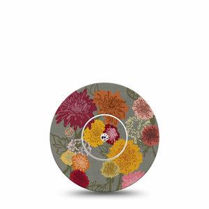 Chrysanthemums Libre Tapes, Abbott Lingo with center sticker