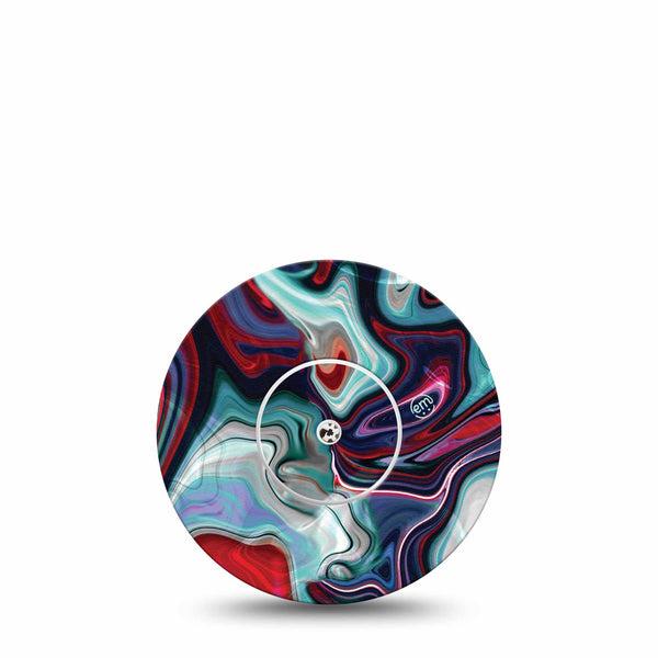 ExpressionMed Moody Marble Libre Cover, Abbott Lingo with center sticker