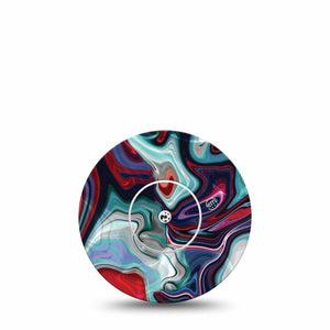 ExpressionMed Moody Marble Libre Cover, Abbott Lingo with center sticker