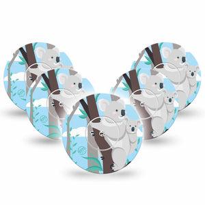 ExpressionMed Koala Libre Patch 5-Pack Tape and 5-Pack Sticker, Abbott Lingo