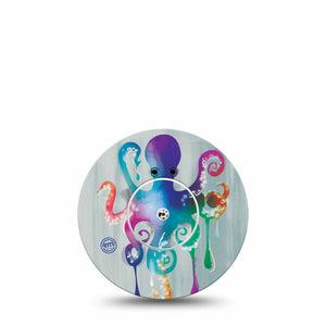 ExpressionMed Octopus Tattoo Libre Adhesive, Abbott Lingo with center sticker