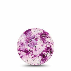 Violet Orchids Libre Tape, Abbott Lingo with center sticker