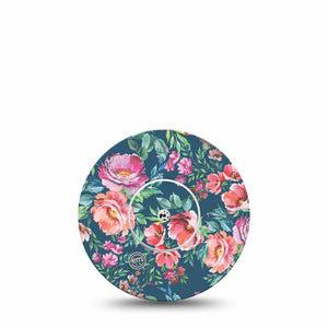 ExpressionMed Floral Enchantment Libre Tape, Abbott Lingo with center sticker