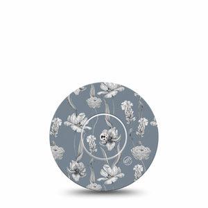 ExpressionMed Muted Petals Libre Tape, Abbott Lingo with center sticker