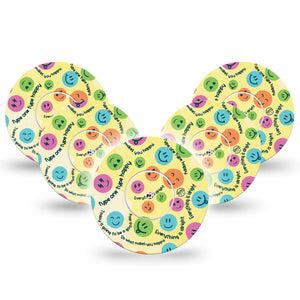 Smileys Libre Tapes, Abbott Lingo 5-Pack with center stickers