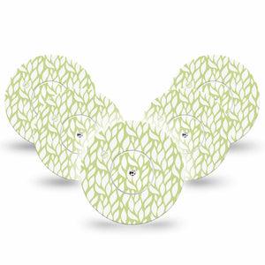 Sage Greens Libre Tape, Abbott Lingo 5-Pack with center stickers