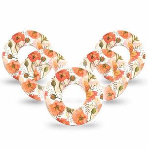 ExpressionMed Peachy Blooms Libre Tapes 5-Pack, Abbott Lingo