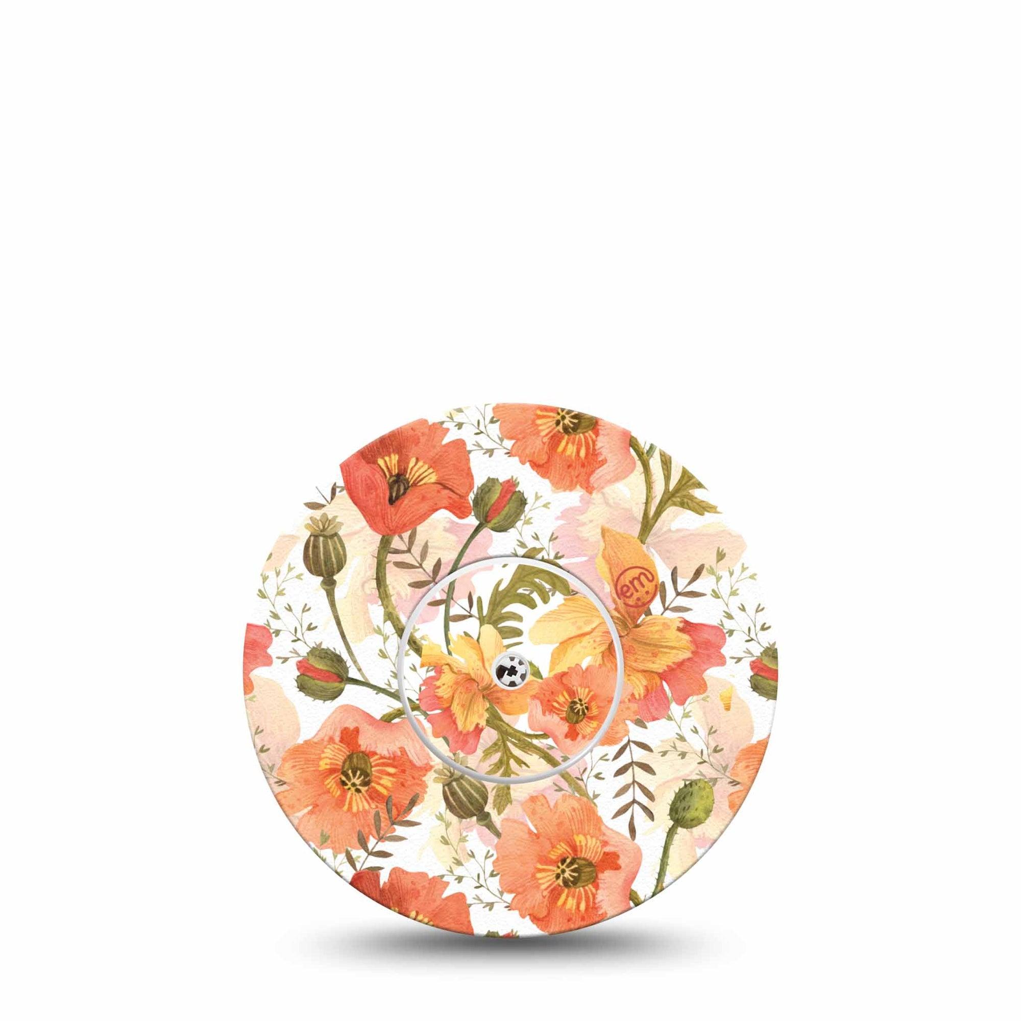 ExpressionMed Peachy Blooms Libre Tape and Sticker, Abbott Lingo