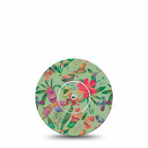 ExpressionMed Garden Butterflies Libre Tape, Abbott Lingo with center sticker