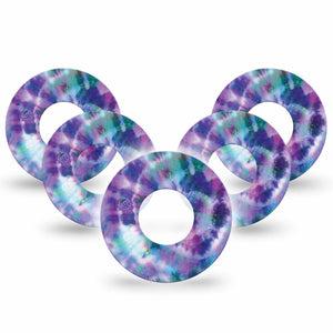 ExpressionMed Purple Tie Dye Libre Tape, Abbott Lingo