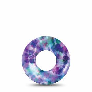 ExpressionMed Purple Tie Dye Libre Tape, Abbott Lingo