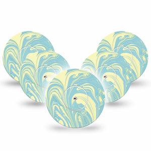 ExpressionMed Mixed Playdough Libre Tape, Abbott Lingo 5-Pack with center stickers