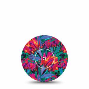 Bold Petals Libre Tape, Abbott Lingo with center sticker