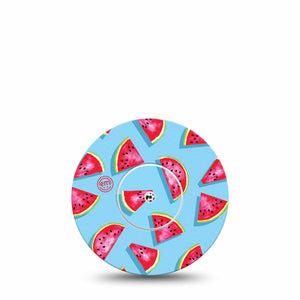 Watermelon Slices Libre Tape, Abbott Lingo with center sticker