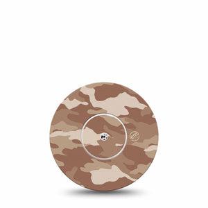 ExpressionMed Desert Camo Libre Tape, Abbott Lingo Single Tape and Sticker