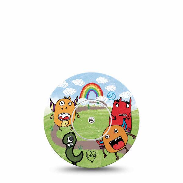 ExpressionMed Monsters Libre Tape, Abbott Lingo Single Tape and Sticker