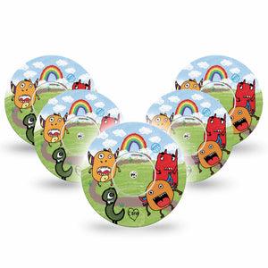 ExpressionMed Monsters Libre Tapes, Abbott Lingo 5-Pack Tapes and 5-Pack Stickers