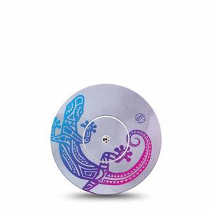ExpressionMed purple gecko libre patch for girls, Abbott Lingo Single Tape and Sticker
