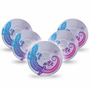 ExpressionMed Ombre Gecko Libre Tapes, Abbott Lingo 5-Pack Sticker and 5-Pack Tape