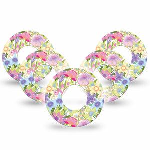 ExpressionMed Fantasy Florals Libre Tapes, Abbott Lingo 5-Pack Tapes