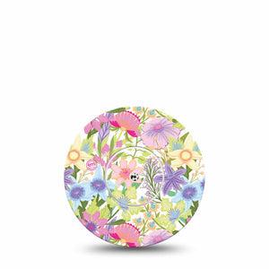 ExpressionMed Fantasy Florals Libre Tape, Abbott Lingo Single with Center Sticker