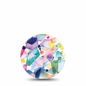 ExpressionMed Kaleidoscope Libre Freestyle CGM Patch, Abbott Lingo Single Tape and Sticker