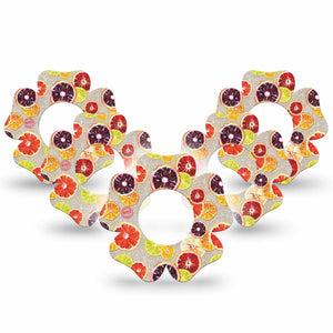 Citrus Slices Libre Flower Tape 5-Pack orange slices plaster design, Abbott Lingo 5-Pack Tape