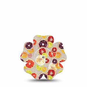 Citrus Slices Libre Flower Tape lemon slices adhesive tape design, Abbott Lingo Single Tape and Sticker