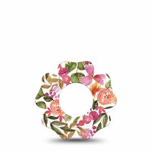 ExpressionMed Spring Bouquet Freestyle Libre 2 Flower Shape Tape, Abbott Lingo,  Single Tape Spring Posy Fixing Ring Tape CGM Design